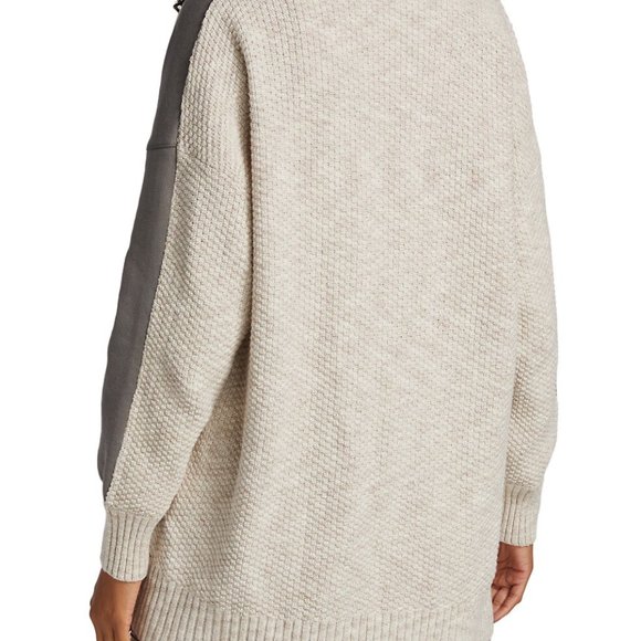 NWT Splendid Jayla Mixed-Media Open Cardigan Jacket L XL - Picture 3 of 9